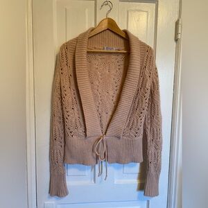 Pink Cashmere Cardigan
